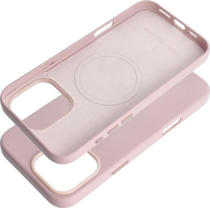 Immagine prodotto OEM Back panel cover LEATHER MAG COVER case for IPHONE 16 Pro Max sand pink (Apple iPhone 16 Pro Max)