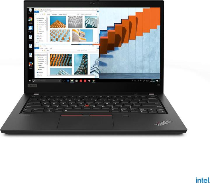 Productafbeelding Lenovo THINKPAD T14 GEN2 INTEL CORE I7-1165G7 14P FHD 16GO 512GO SSD M.2 2280 INTEL UHD GRAPHICS W10 (14", Intel Core i7-1165G7, 16 GB, 512 GB, FR)