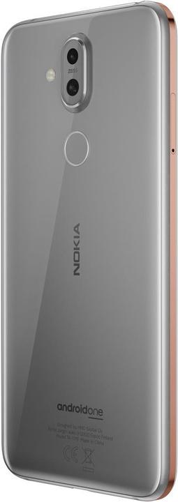 Produktbild Nokia 8.1 (64 GB, Steel, 6.18", Hybrid Dual SIM, 4G)