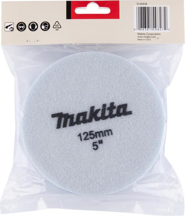 Immagine prodotto Makita Velcro Spugna Blu 125 mm (MEDIO)