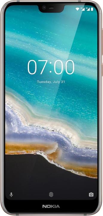 Produktbild Nokia 7.1 (64 GB, Steel, 5.80", Hybrid Dual SIM, 4G)