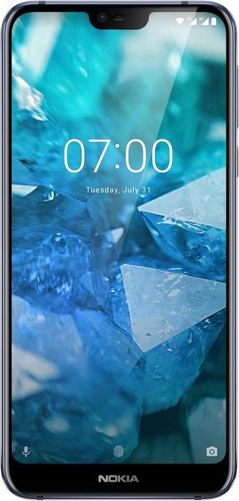 Actual product image Nokia 7.1 (64 GB, Blue, 5.80", Hybrid Dual SIM, 4G)