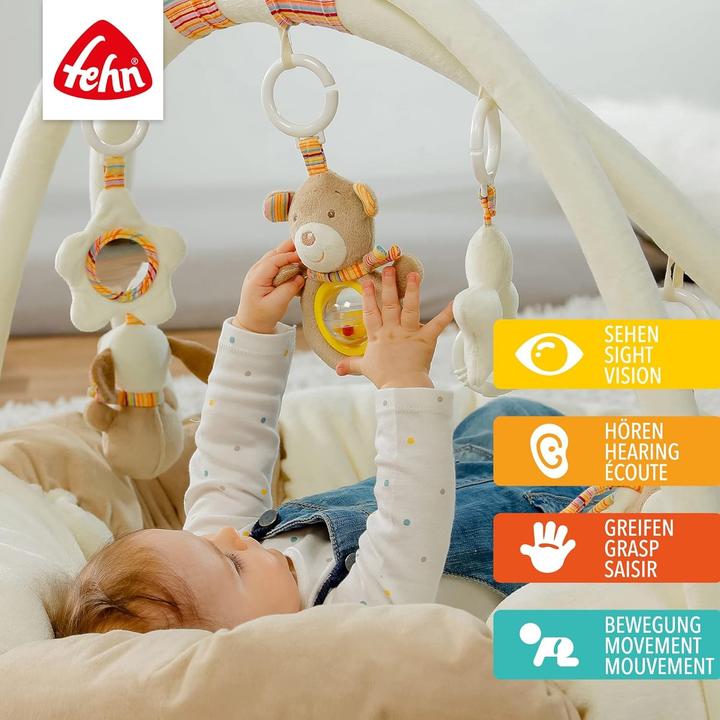 Image du produit Fehn Couverture rampante avec l'ours arc-en-ciel