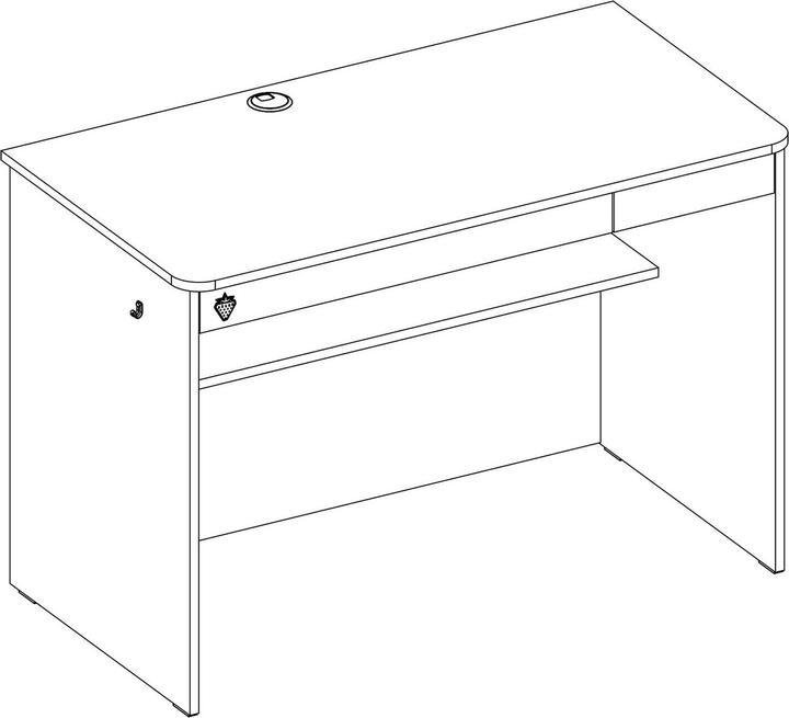 Produktbild Cilek Schreibtisch White (schmal)