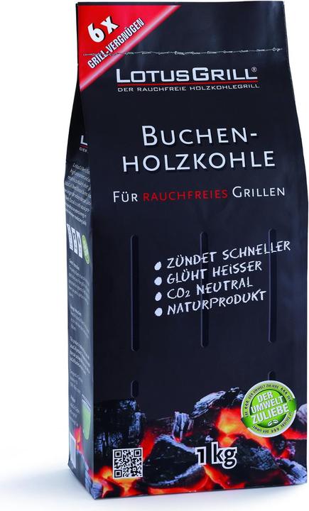 Image du produit LotusGrill Charbon de bois de hêtre (1 kg)