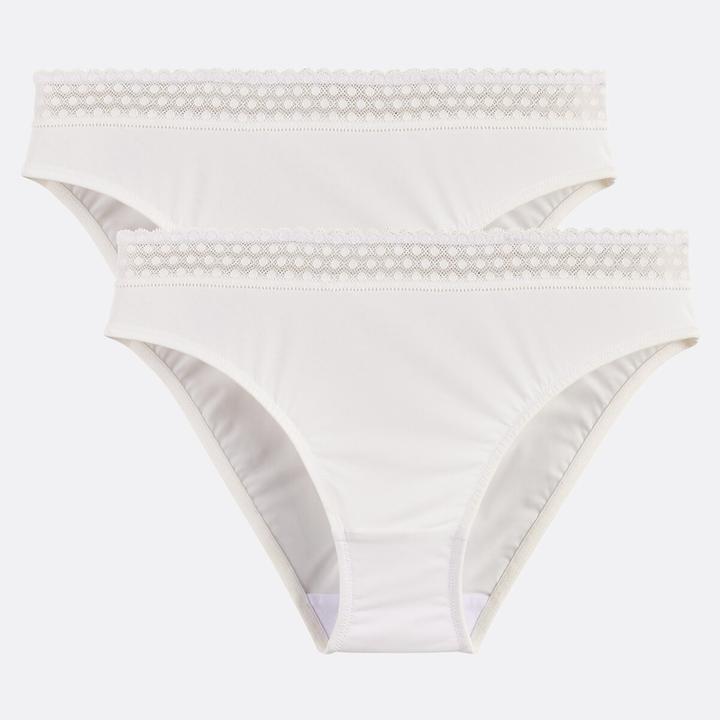 Image du produit La Redoute Collections 2er-Set Unterhosen Vikie aus Mikrofaser (38, lot de 2)