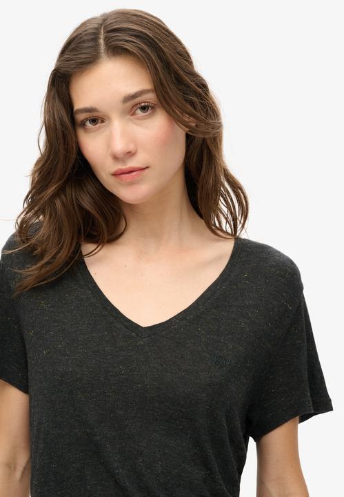 Produktbild Superdry Studios T-Shirt mit Noppenstickerei und V-Ausschnitt (10XL)