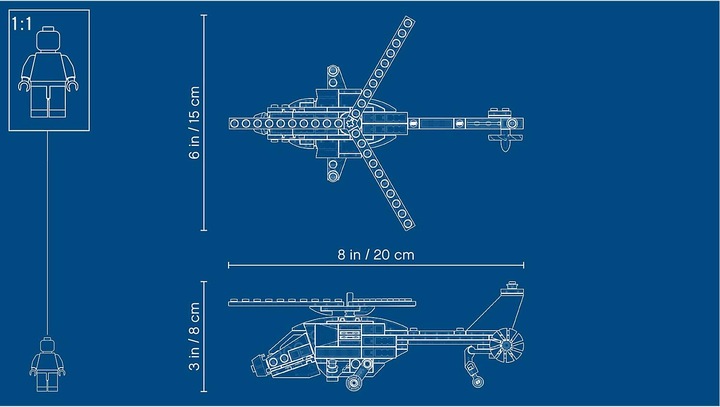 Immagine prodotto LEGO Elicottero (31092, LEGO Creator 3-in-1)