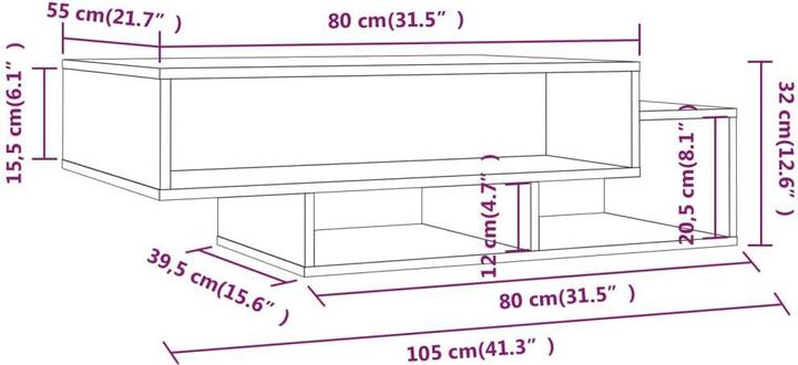Immagine prodotto vidaXL Olaf (105 x 55 x 32 cm)