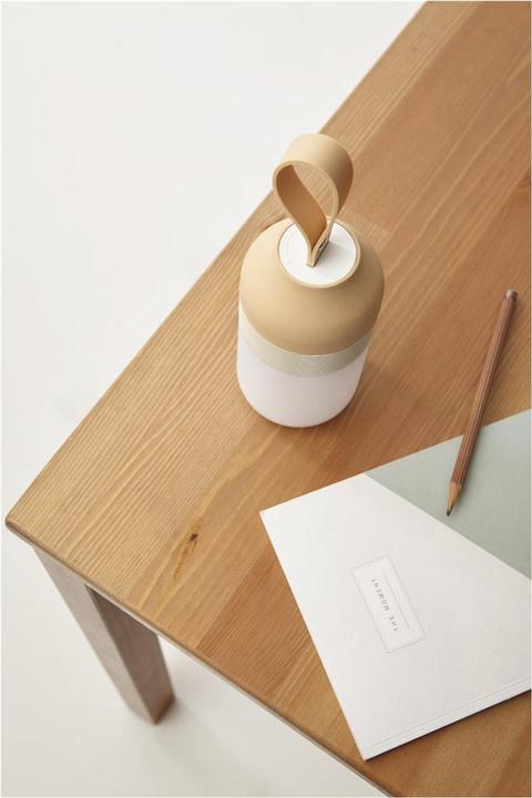 NABO SOUND TWO Creme LED Outdoorleuchte mit Wireless Lautsprecher
