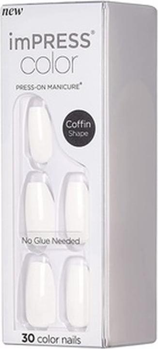 Immagine prodotto KISS My Face - imPRESS Colour MC Frosting Nails - Unghie autoadesive (30 pezzi) - - - (Unghie artificiali, 501 Glassa)