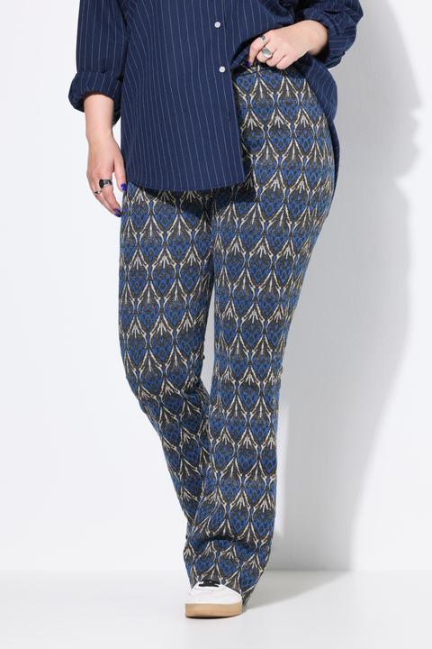 Actual product image Studio Untold Schlaghose, Flared Legs, Jacquardmuster, Glitzer (44)