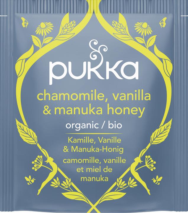 Image du produit Pukka Camomille, vanille & miel de Manuka (32 g)