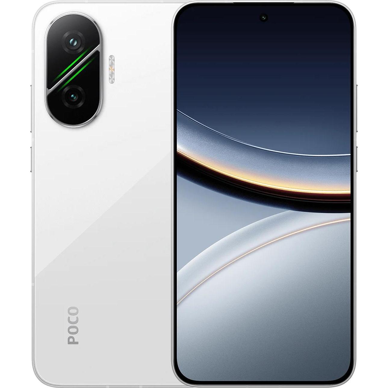 Xiaomi Poco F7 (256 GB, White, 6.83", Dual SIM, 5G), Smartphone, Weiss