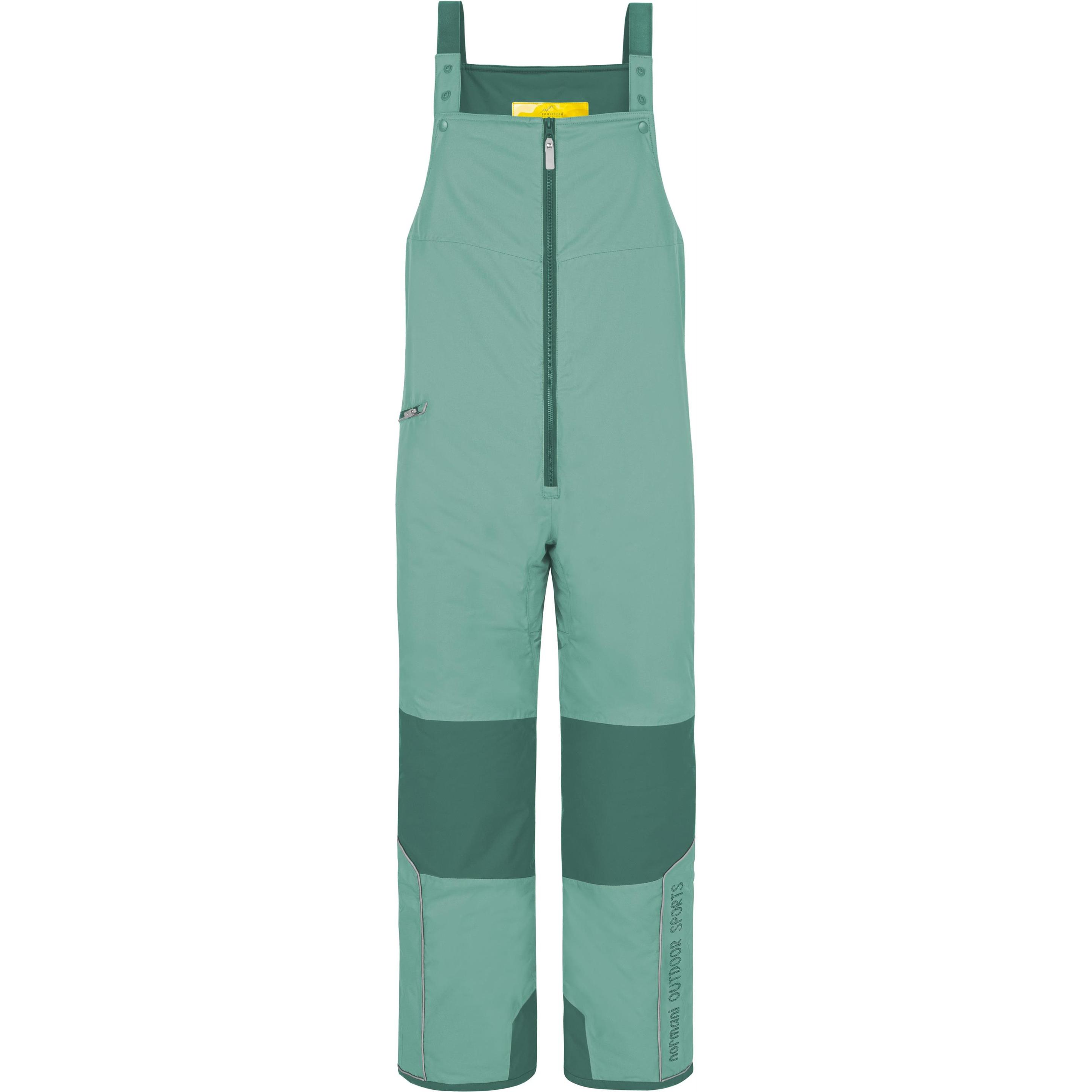 Normani, Herren, Skihosen, Kinder Winterhose mit Hosenträgern „Ulukhaktok“ - 9029 (122), Grün, 122