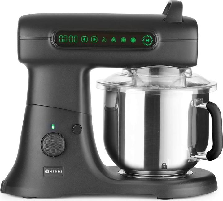 Productafbeelding Hendi Planetenrührer Blackbolt PRO,, 7L, Schwarz, 220-240V/800W, 470x263x(H)413mm (800 W, 7 l)
