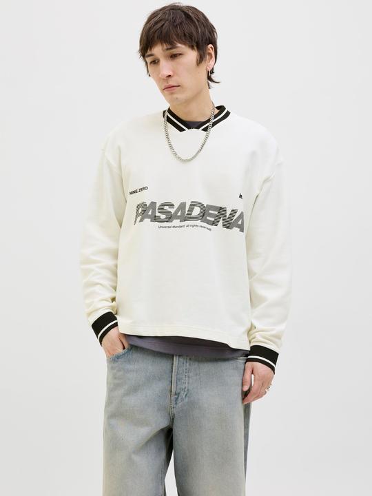 Actual product image Jack & Jones Jcohorizon Sports Print Sweat Ls V-Neck (M)
