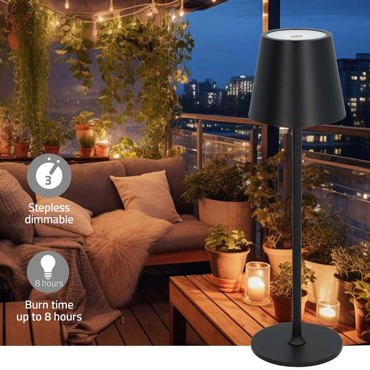Actual product image Nedis LED table lamp | LED | 1.8 W | 150 lm | 3000 - 6000 K | black (150 lm)