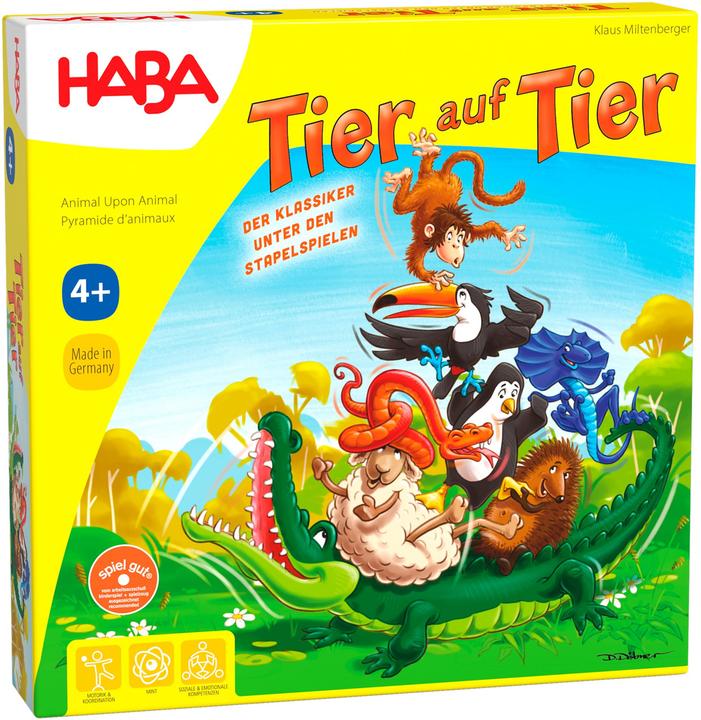 Produktbild Haba Tier auf Tier (Deutsch, 2 - 4 Spieler)