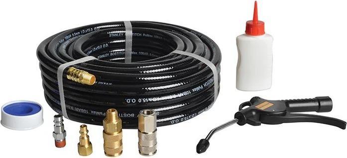 Bostitch Stanley CPACK15 Kompressorschlauch 15 m mit Armaturen und Ölset