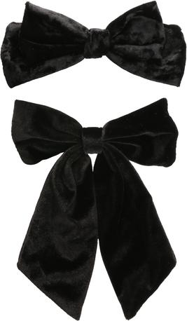 Immagine prodotto Trisa Fermaglio alla moda con fiocco in velluto nero