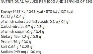 Valori nutrizionali e ingredienti Optimum Nutrition Platinum Hydro Whey (Vaniglia, 1 pz., 1590 g)