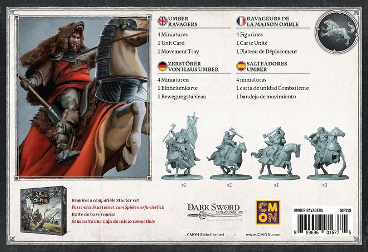 Image du produit Cmon Song of Ice & Fire - Umber Ravagers (Destructeurs de la maison d'Ombre)