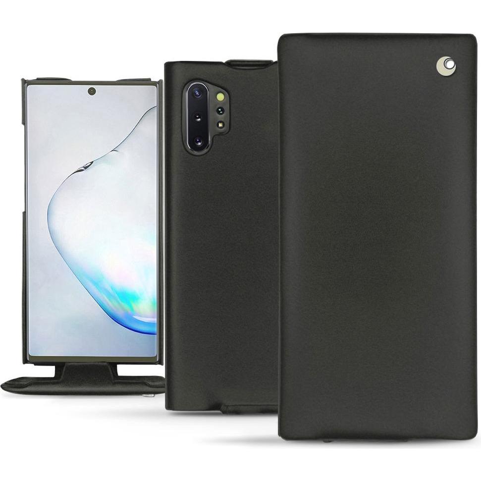 Noreve Lederschutzhülle vertikal (Samsung Galaxy Note 10+), Smartphone Hülle, Schwarz
