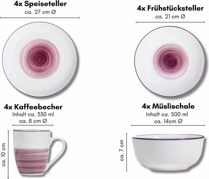 Actual product image Ritzenhoff & Breker Luna Kombi Set (16 pcs.)