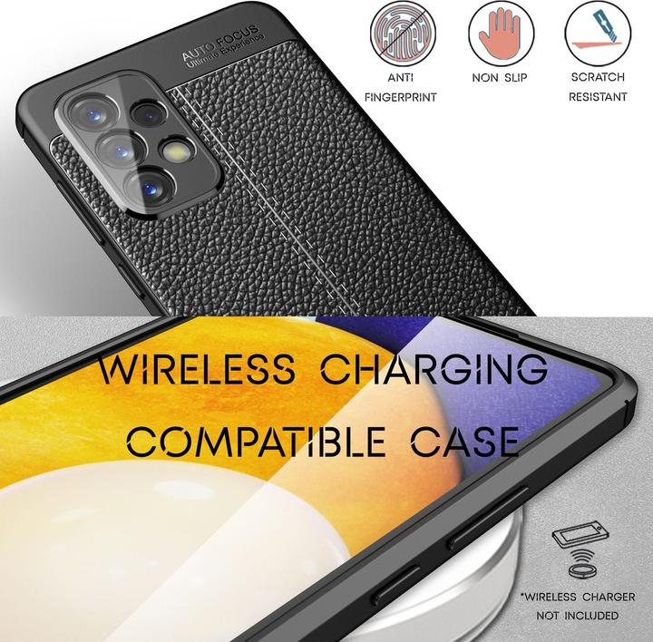 Productafbeelding Nalia Silicone hoes in lederlook (Samsung Galaxy A33)