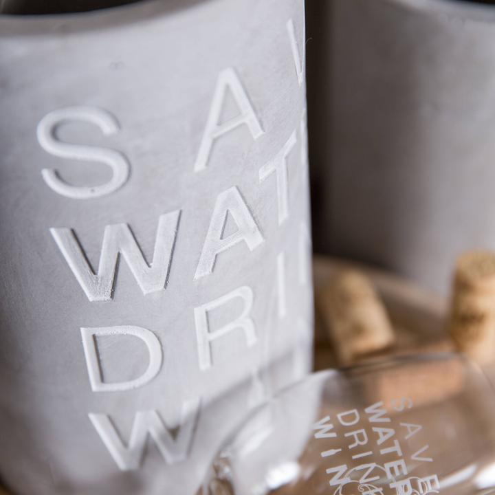 Produktbild Räder Vino Beton Save Water Drink Wine Flaschenkühler