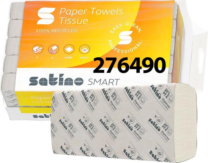 Actual product image Satino by Wepa Paper Towel Smart V-Fold