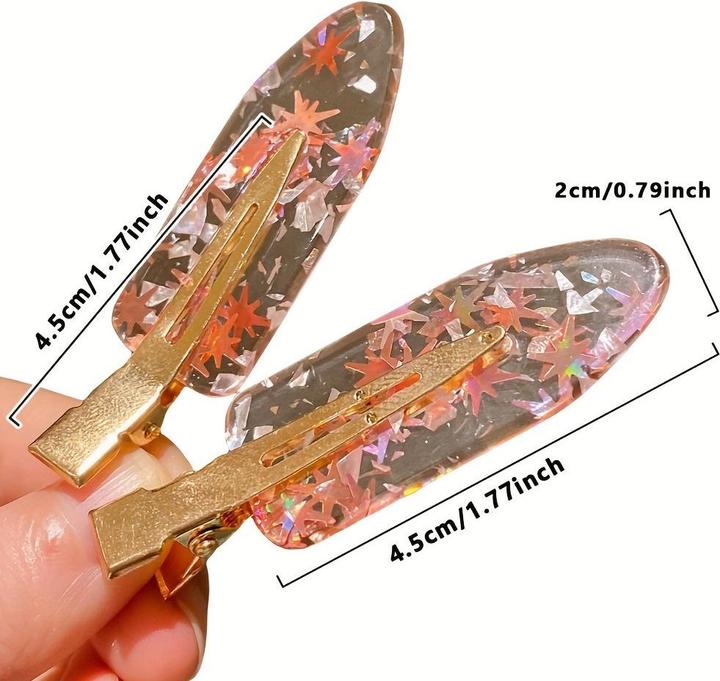 Produktbild Activity Board 18 Stück Elegante Harz Haarspangen Rutschfest, Clip Metall Haarspangen (18 Stk.)