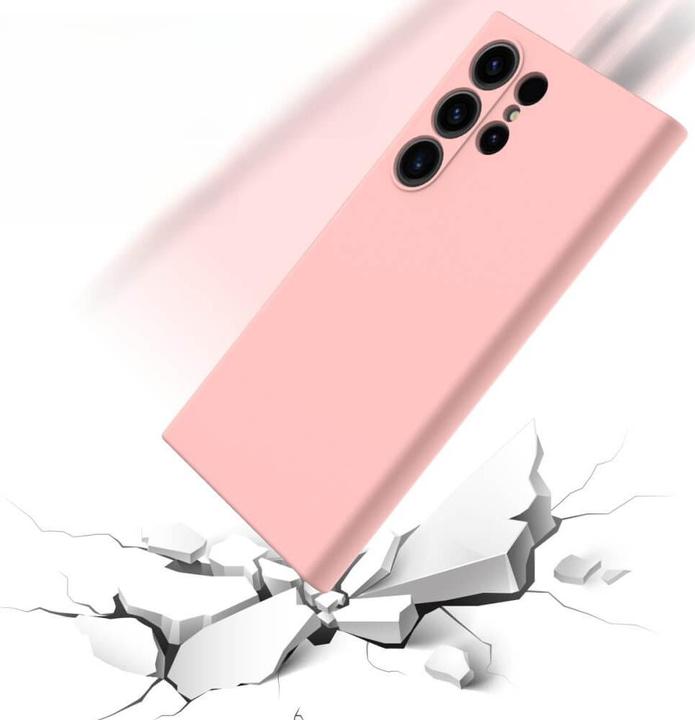 Produktbild Cover-Discount Silikon Gummi Hülle rosa (Samsung Galaxy S24 Ultra)