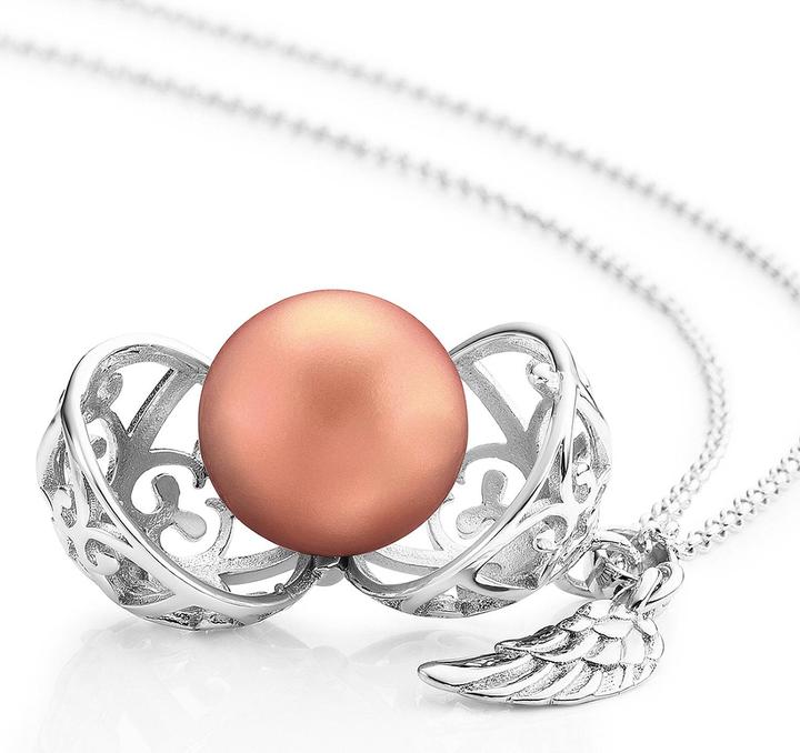 Produktbild Engelsrufer mit Flügel Halskette (Sterling Silber 925, 45 cm)