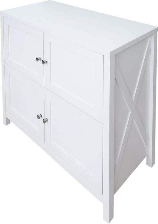 Actual product image HTI-Living Kommode Hayet Weiss (80 x 35 x 80 cm)