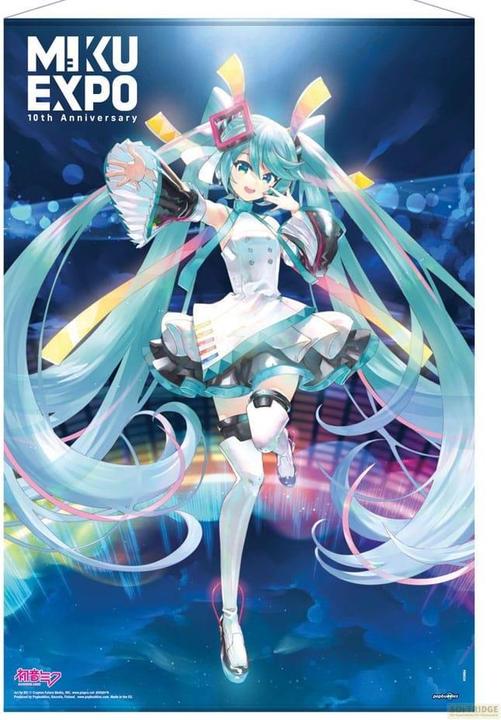 Produktbild POPbuddies Hatsune Miku Wandrolle Miku Expo 10th Anniversary Limited Edition 61 x 91 cm