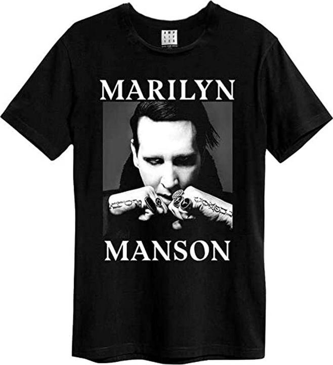 Image du produit Amplified Mens Fists Marilyn Manson T-shirt (XL)
