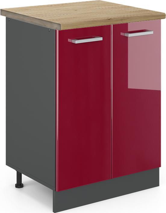 Anthrazit, Bordeaux Hochglanz, Rot, Rot Hochglanz