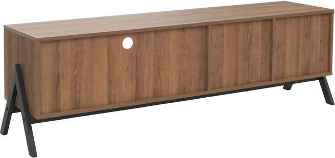 Produktbild Mendler TV-Rack HWC-O40, MDF Metall Melamin 48x155x40cm – natur