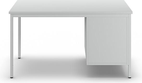 Actual product image eurokraft basic Master desk, light gray (140 cm, 80 cm)