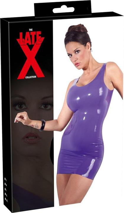 LateX Toys Purple mini dress