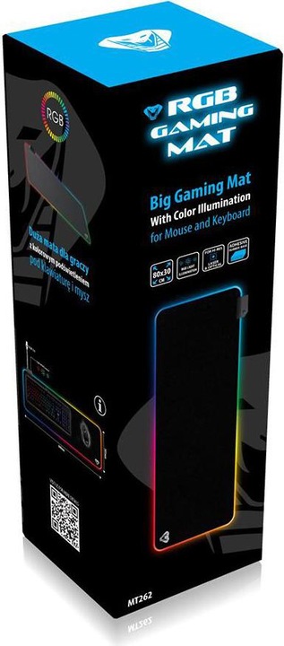 Produktbild Media-Tech Mouse pad for backlit games RGB GAMING MAT MT262
