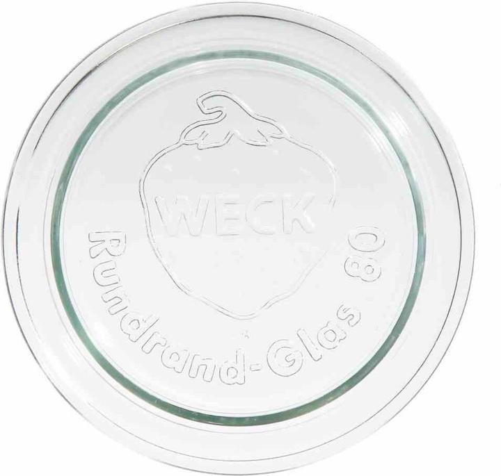 Produktbild Weck Glasdeckel Rundrand Einkochwelt, Ø 80 mm, 1 Stück (1 Stk., 1 l)