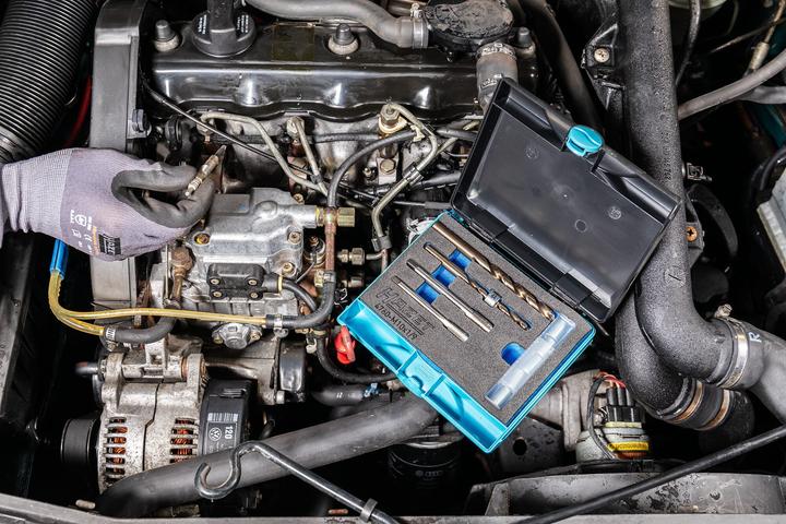 Produktbild HAZET Glühkerzen Reparatur Satz 4760-M8X1/9 ∙ Anzahl Werkzeuge: 9