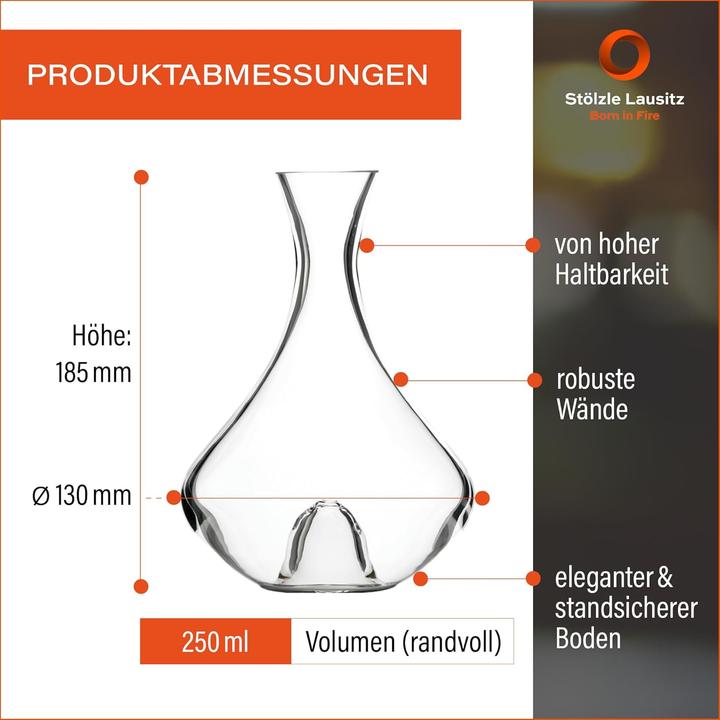 Produktbild Stölzle Dekanter Fire Vulkanos (0.25 l)