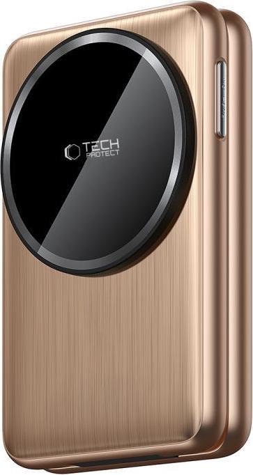 Actual product image Tech-Protect Dock station QI15W-A42 3IN1 MAGNETIC MAGSAFE WIRELESS CHARGER Desert Gold (15 W)