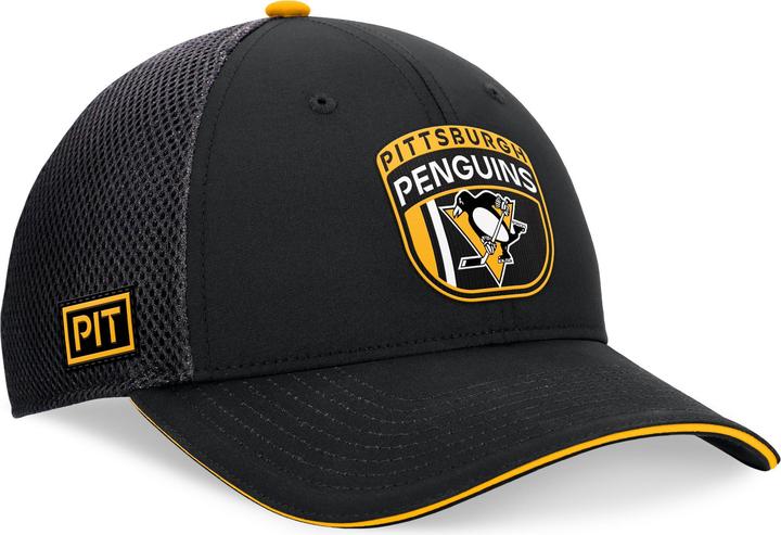 Actual product image Fanatics Authentic Pro Draft Structured Trucker Pittsburgh Penguins
