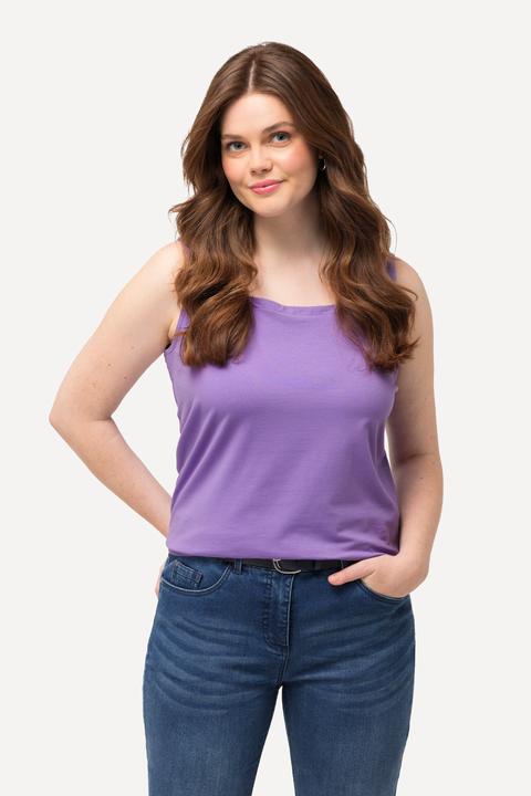 Produktbild Ulla Popken Longtop, Classic Fit, Carré-Ausschnitt, ärmellos (60)