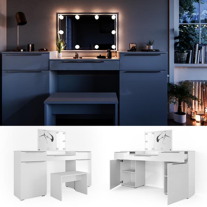 Image du produit Vicco Lilli avec éclairage LED et banc (190 x 39 x 90 cm)